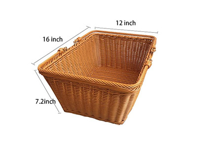 गुलाबी पिकनिक टोकरी कम MOQ कूलर बॉक्स टोकरी भंडारण कंटेनर हैंडल