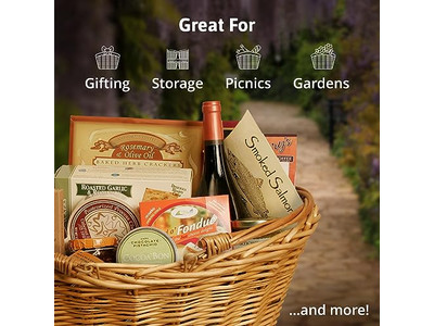 फोल्डिंग टेबल के साथ पिकनिक टोकरी 4 लोगों के लिए टोकरी भोजन विंटेज अंग्रेजी बुना हुआ ढक्कन