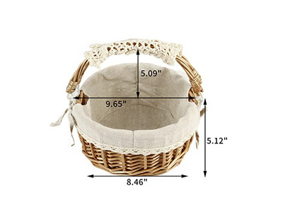 पिकनिक टोकरी पोर्टेबल टेबल ब्रेड चमड़े के भंडारण रैक के साथ कोई न्यूनतम ऑर्डर मात्रा नहीं सर्वश्रेष्ठ