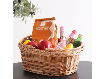 भंडारण टोकरी पिकनिक रतन नीला विकर इंसुलेटेड आउटडोर कूलर विलो विकर